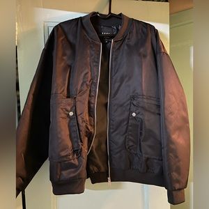 Oversized bomber jacket